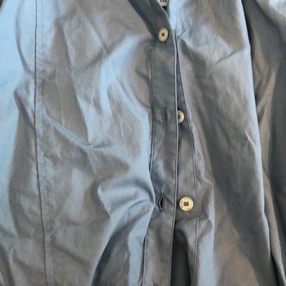 Free People Blue Button Down - Picture 4 of 7